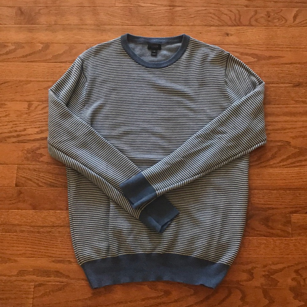 Men’s JCREW Blue Striped Sweater